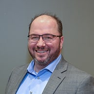 A headshot of Northern Plains Railroad President/COO Jesse Chalich