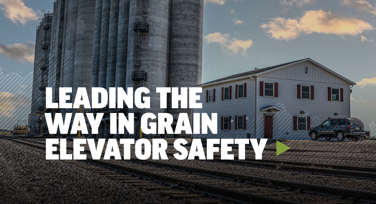 Grain elevator in Nekoma, North Dakota.